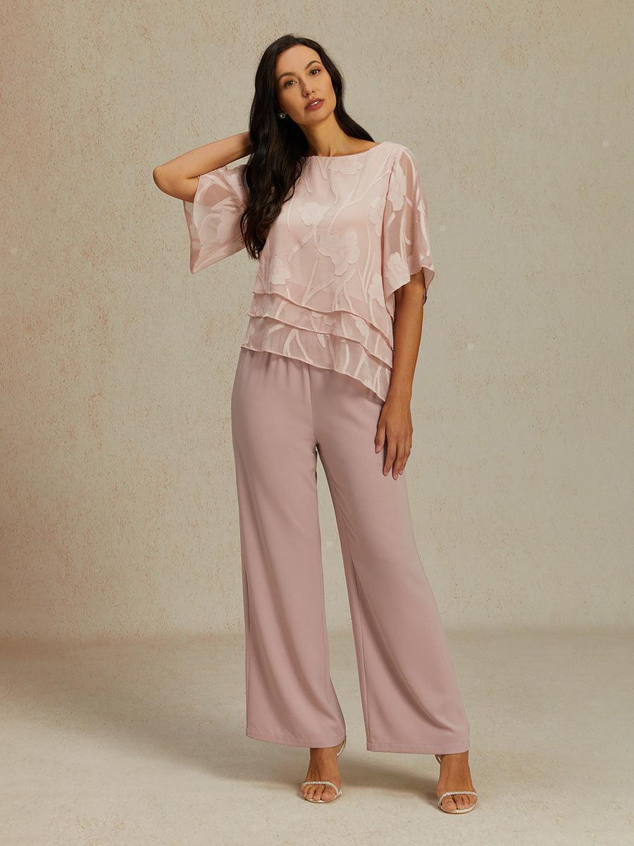 Blusa tipo capa de gasa floral