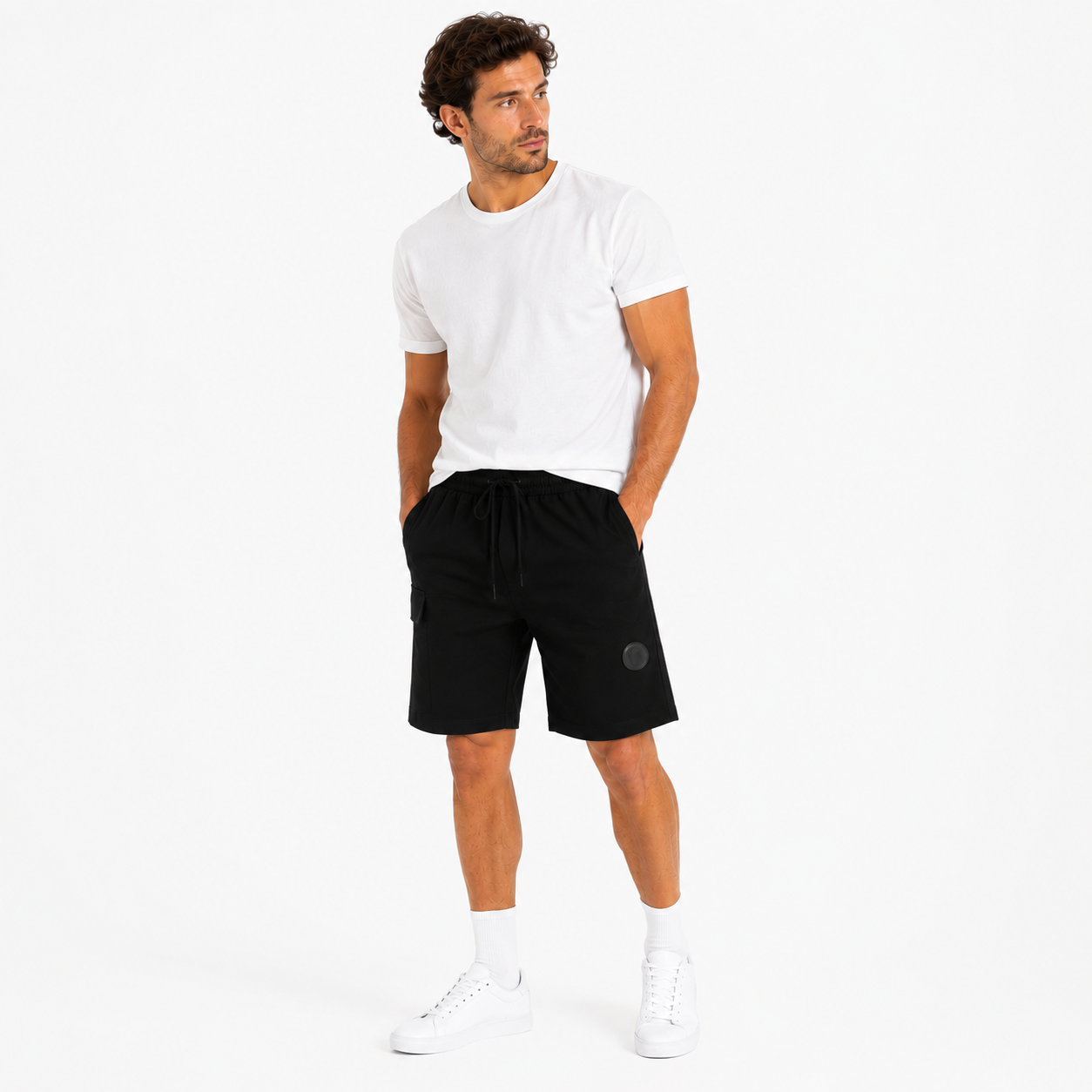 Pantalón cargo elásticos