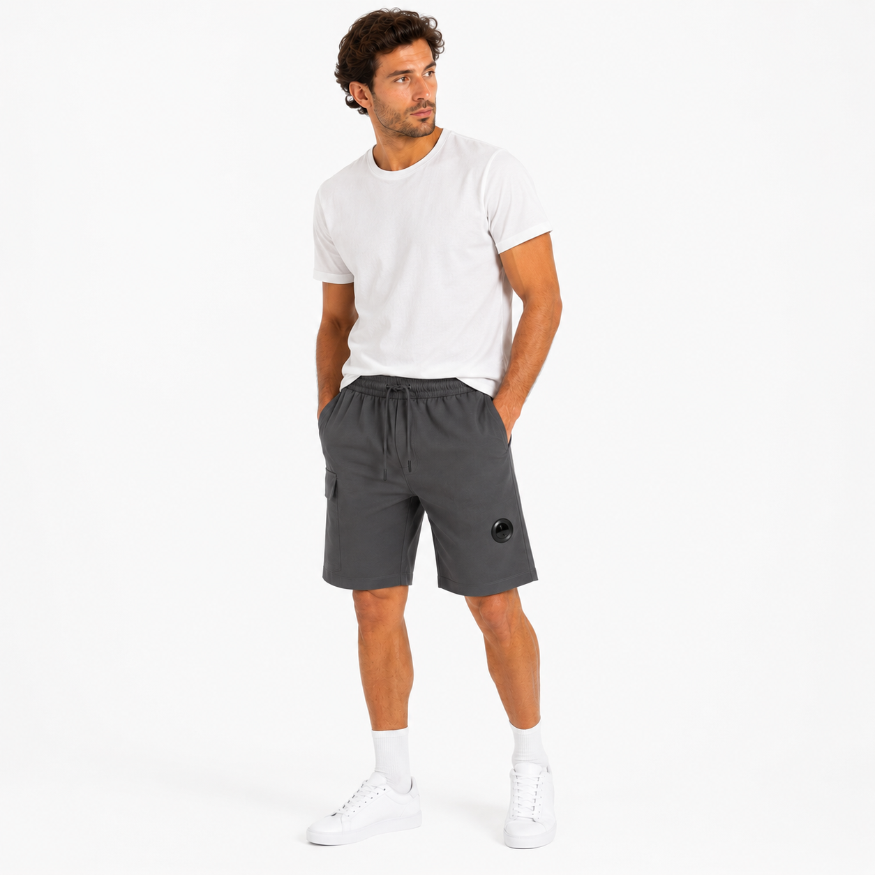 Pantalón cargo elásticos
