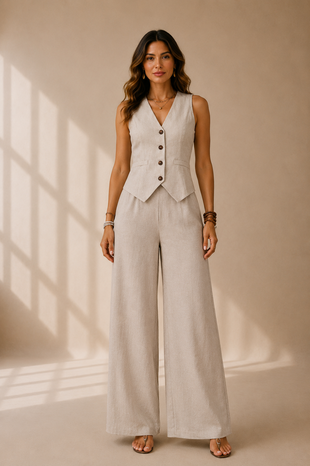 Sofía | Conjunto de chaleco y pantalón