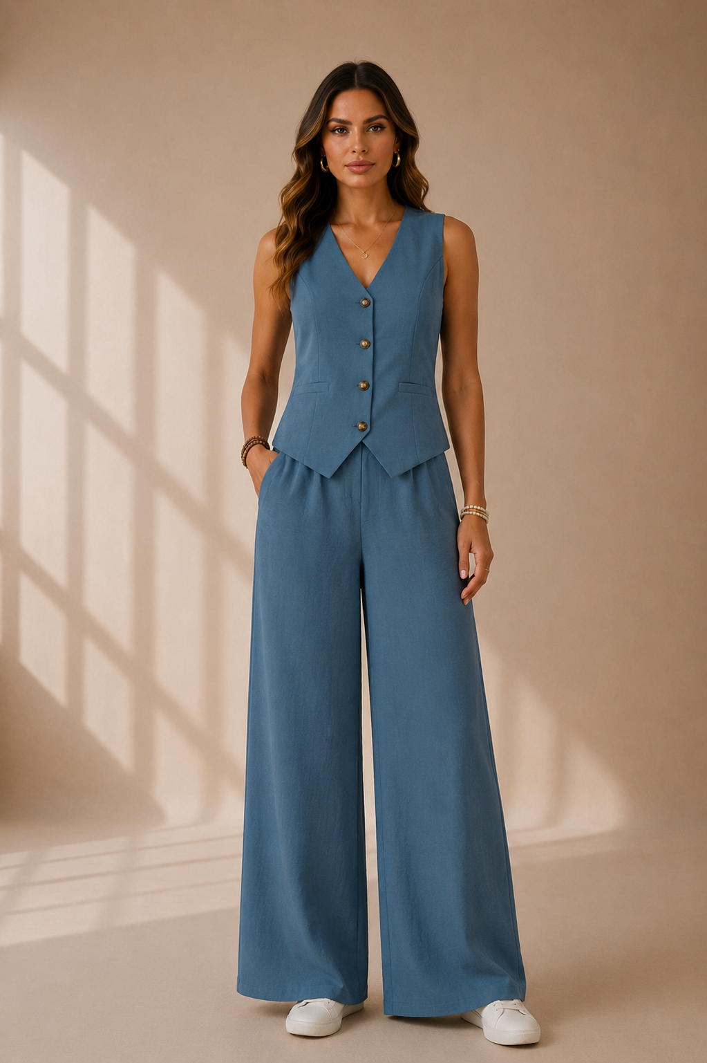 Sofía | Conjunto de chaleco y pantalón