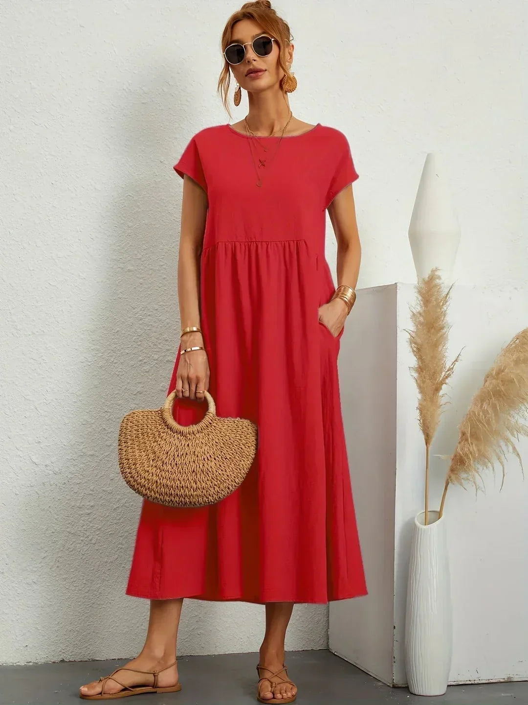 Gabrielle™ — Vestido midi fluido y elegante