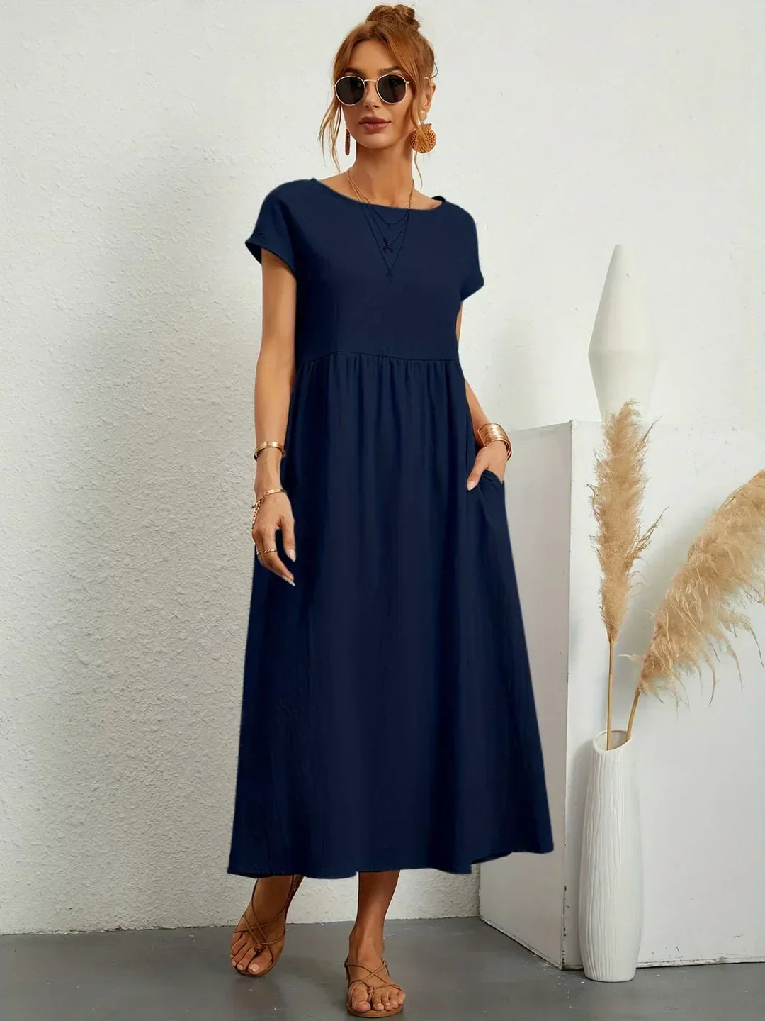Gabrielle™ — Vestido midi fluido y elegante