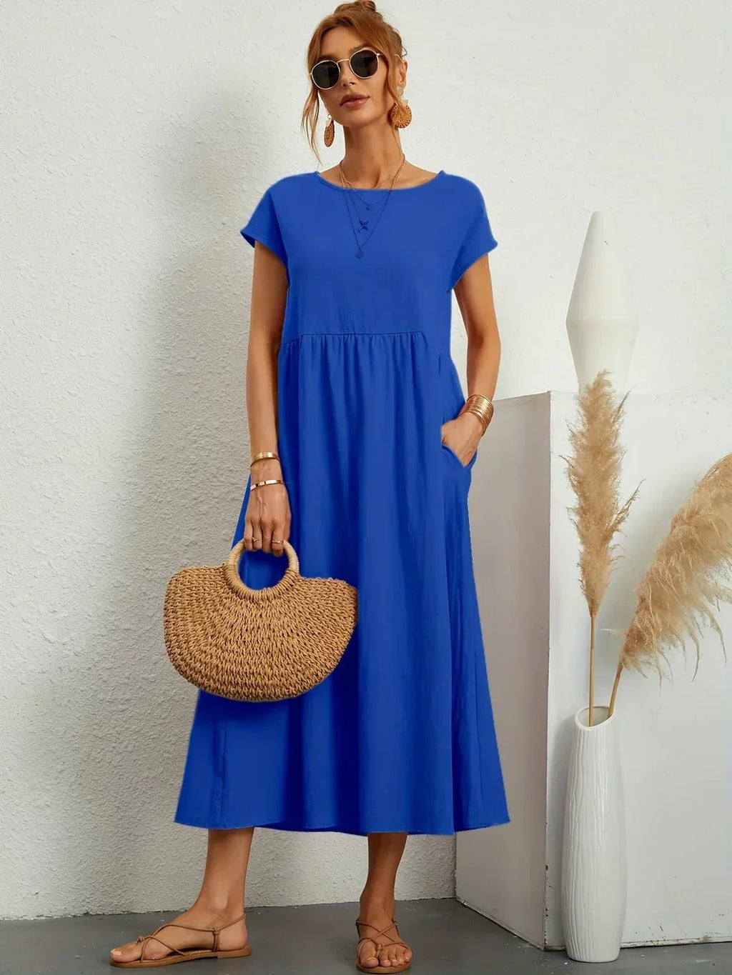 Gabrielle™ — Vestido midi fluido y elegante