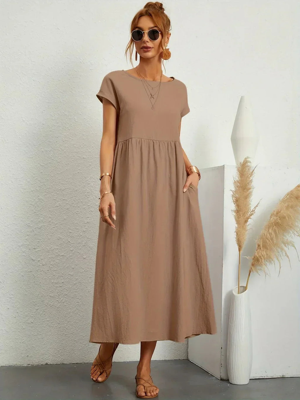 Gabrielle™ — Vestido midi fluido y elegante