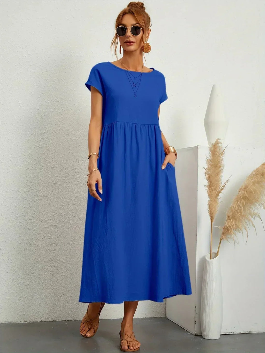 Gabrielle™ — Vestido midi fluido y elegante