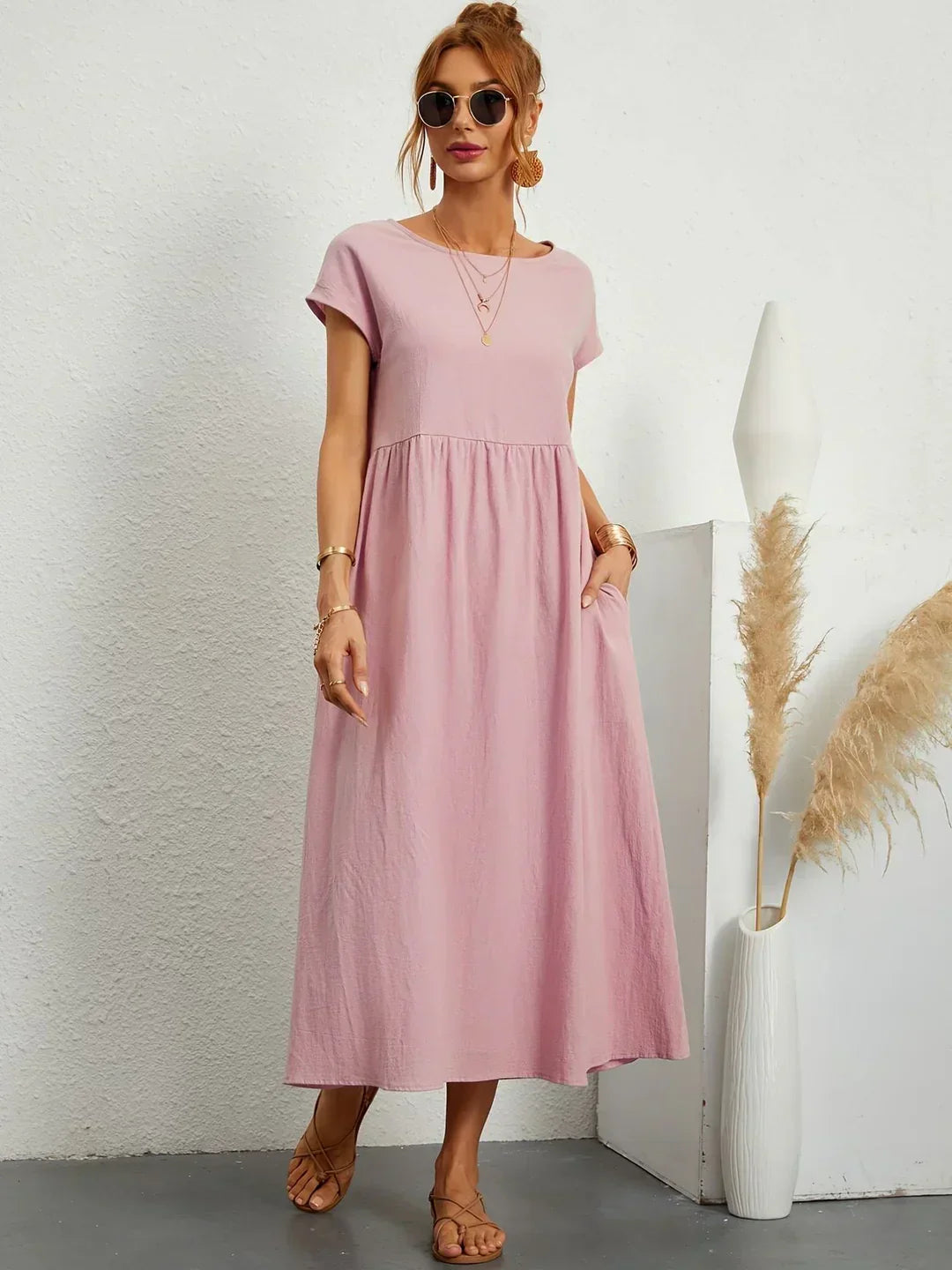 Gabrielle™ — Vestido midi fluido y elegante